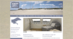 Desktop Screenshot of borkumtraum.de